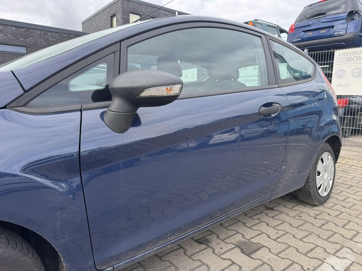 Ford Fiesta JA8 original T&uuml;r vorn links Blazer Blau 3-T&uuml;rer Bj.2009